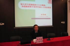 林伟健教授做报告