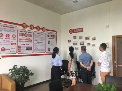 参观嘉宝莉党支部工作室