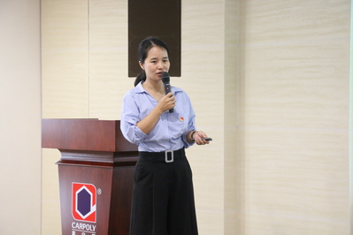 嘉宝莉集团李晓敏技术总监发言