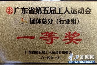 团体总分一等奖奖牌