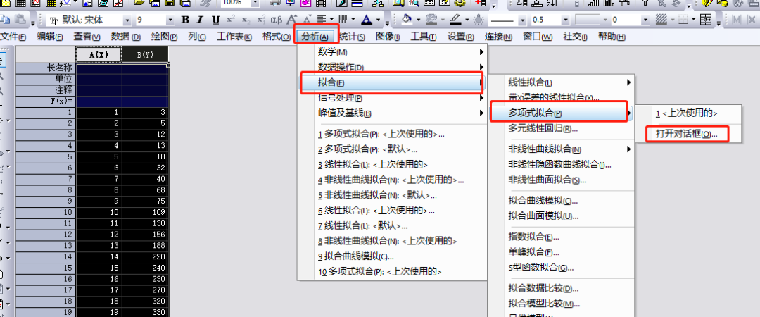 origin绘图:误差的基本表达(三)---置信区间型