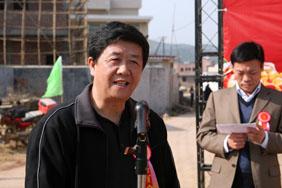 杜小明书记在村道硬底化工程奠基仪式上讲话