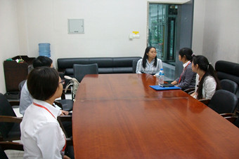 Meeting with mentor of the intern