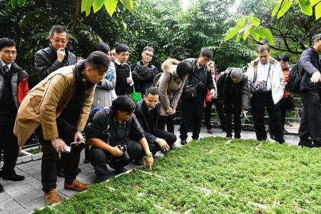 参观何镜堂院士实验室