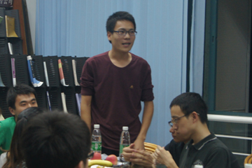受助同学发言