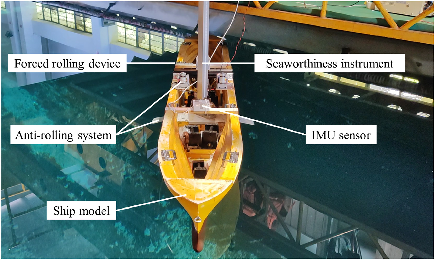 课题组在Ocean Engineering发表了斜浪中船舶零航速拍动鳍减摇的试验研究论文
