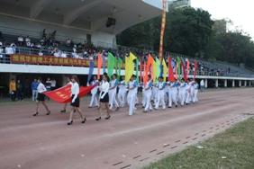 彩旗队步伐矫健 彩旗队步伐矫健