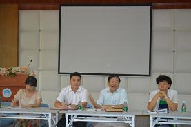 学校群众路线教育实践活动督导一组及院领导参加会议